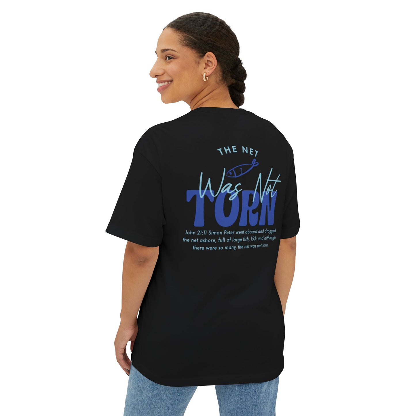 Ocean-Inspired Unisex Boxy Tee, Relaxed Fit Graphic T-Shirt for Beach Lovers, Summer Wardrobe Essential, Gift for Adventurers